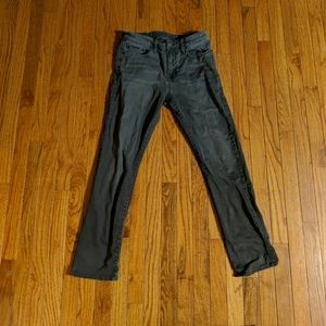 Gray American Eagle Slim Flex Pants